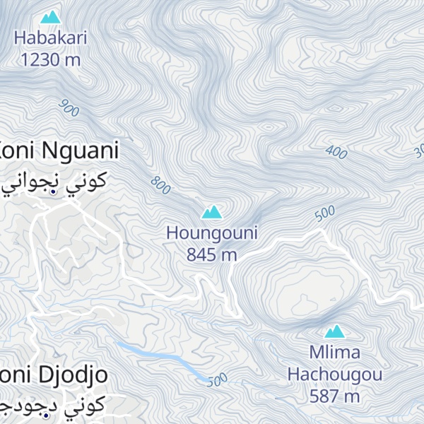Map of Houngouni