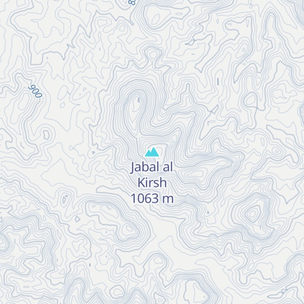 Map of Jabal al Kirsh