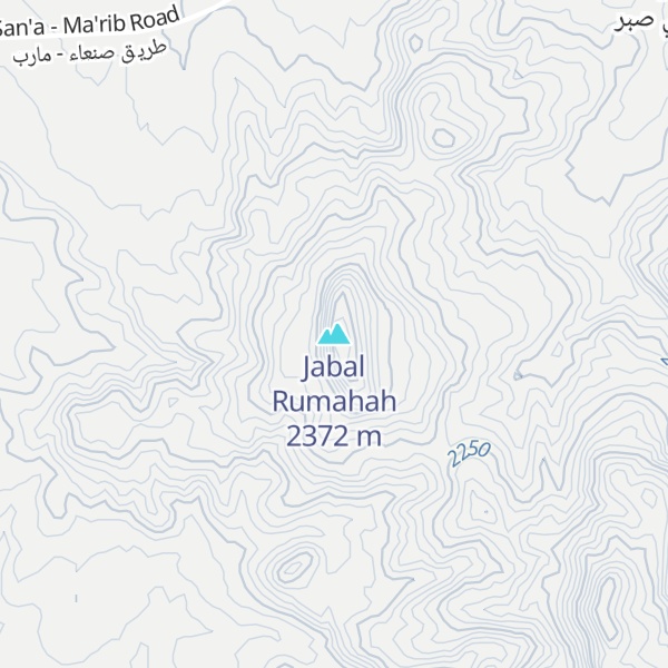 Map of Jabal Rumahah