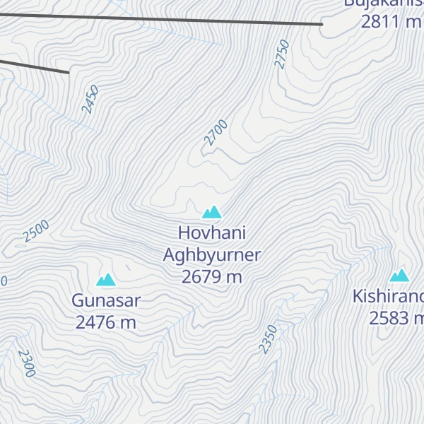 Map of Hovhani Aghbyurner
