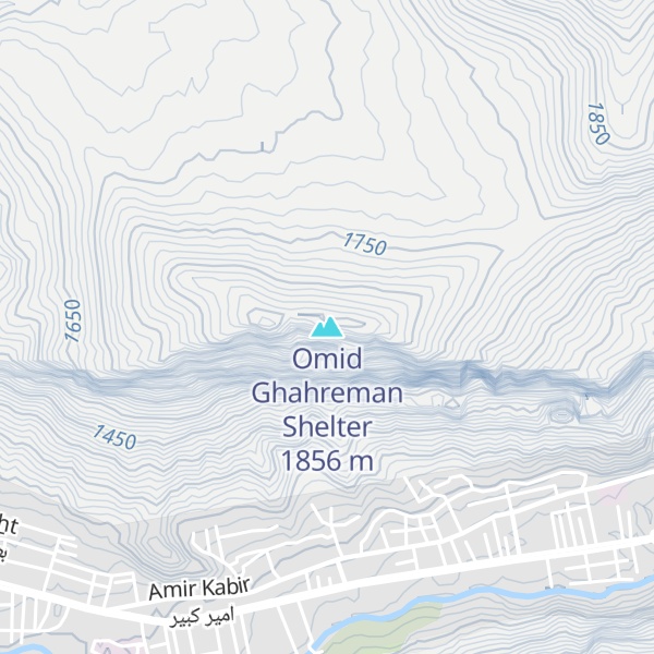 Map of Omid Ghahreman Shelter
