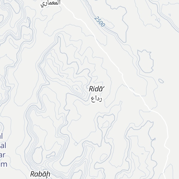 Map of Jabal al `Urr