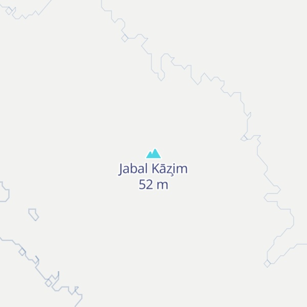Map of Jabal Kāz̧im