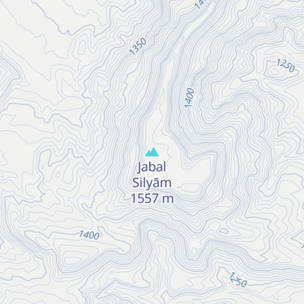 Map of Jabal Silyām