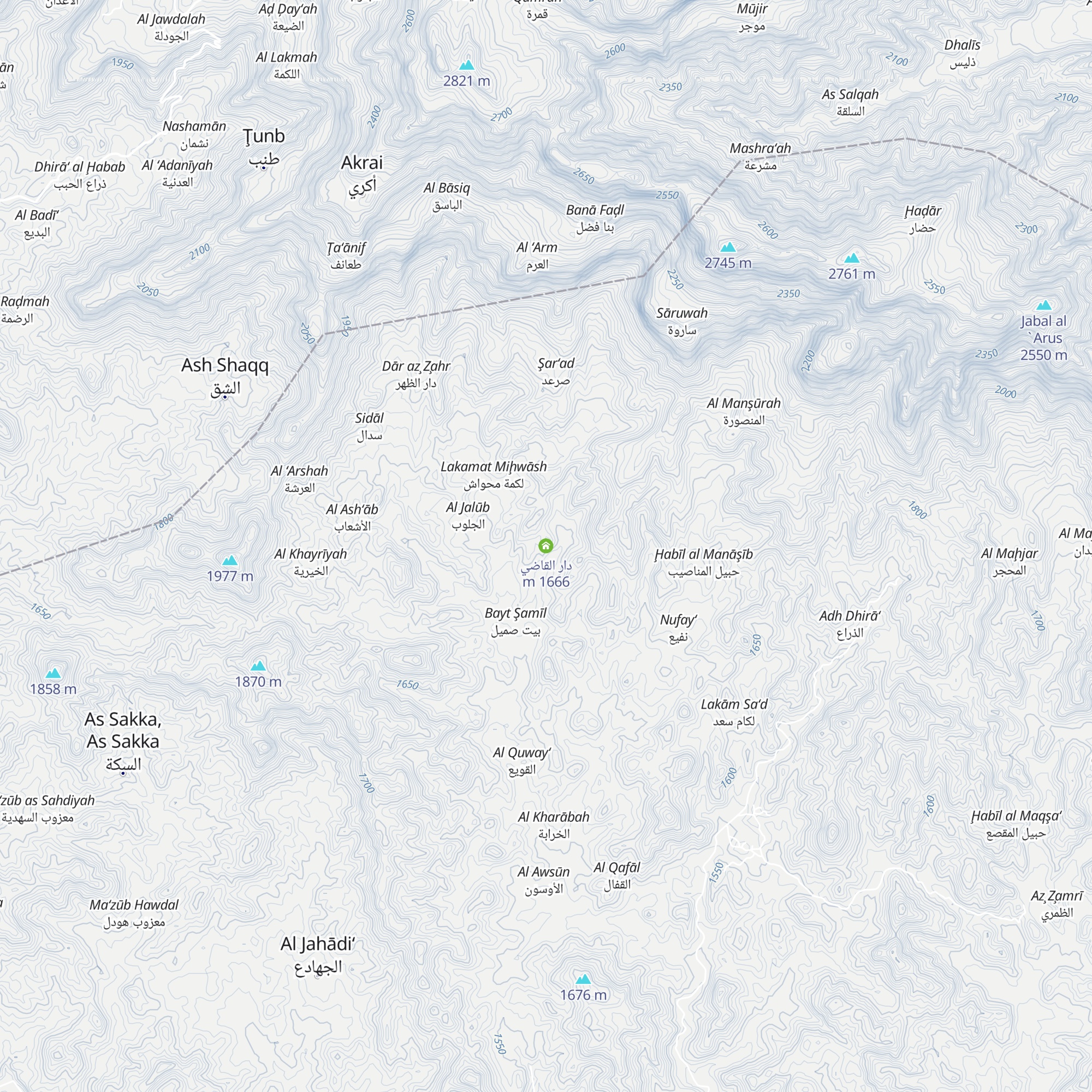 دار القاضي map