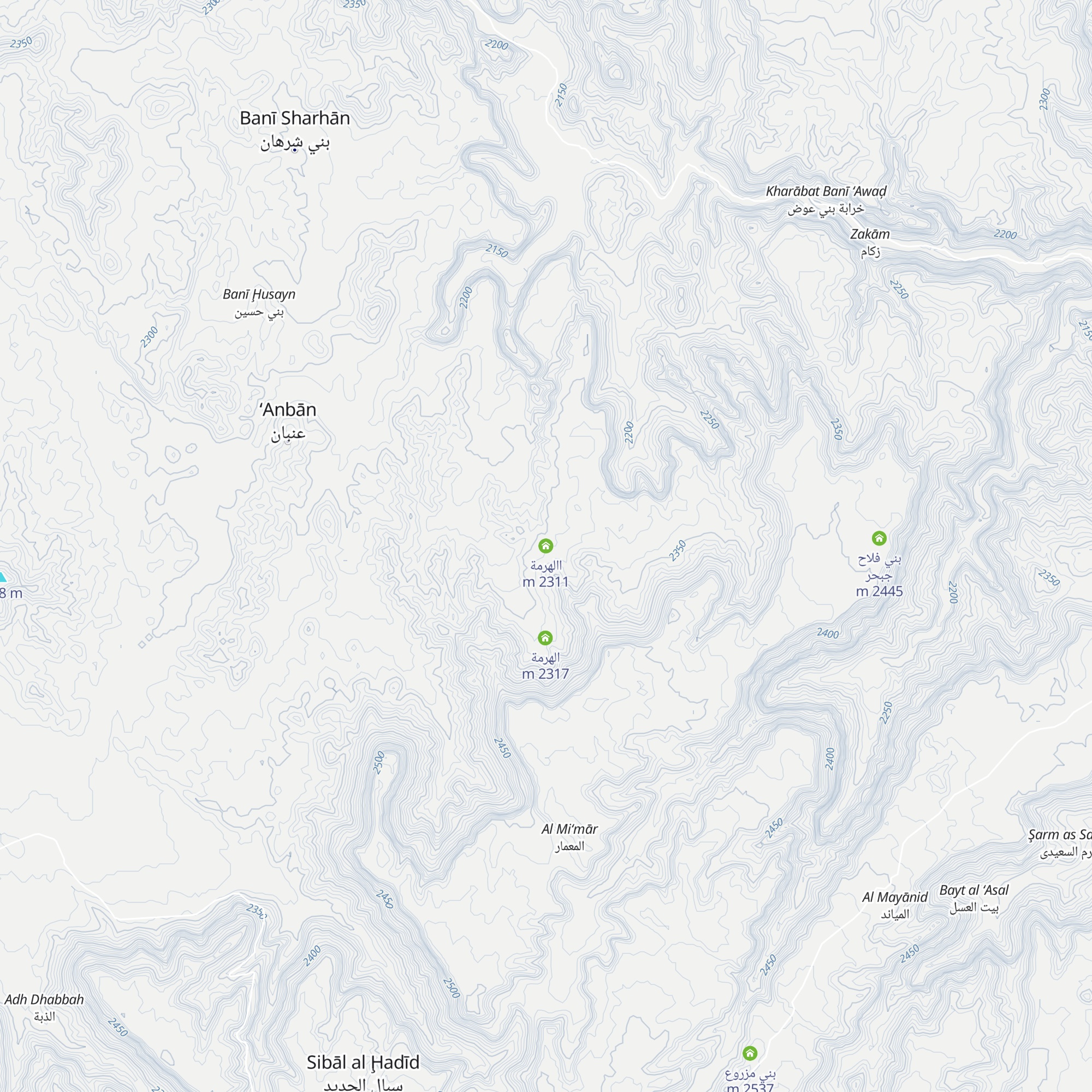 االهرمة map