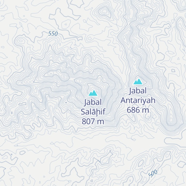 Map of Jabal Salāḩif