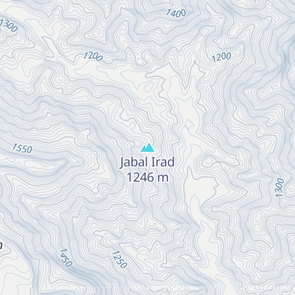 Map of Jabal Irad