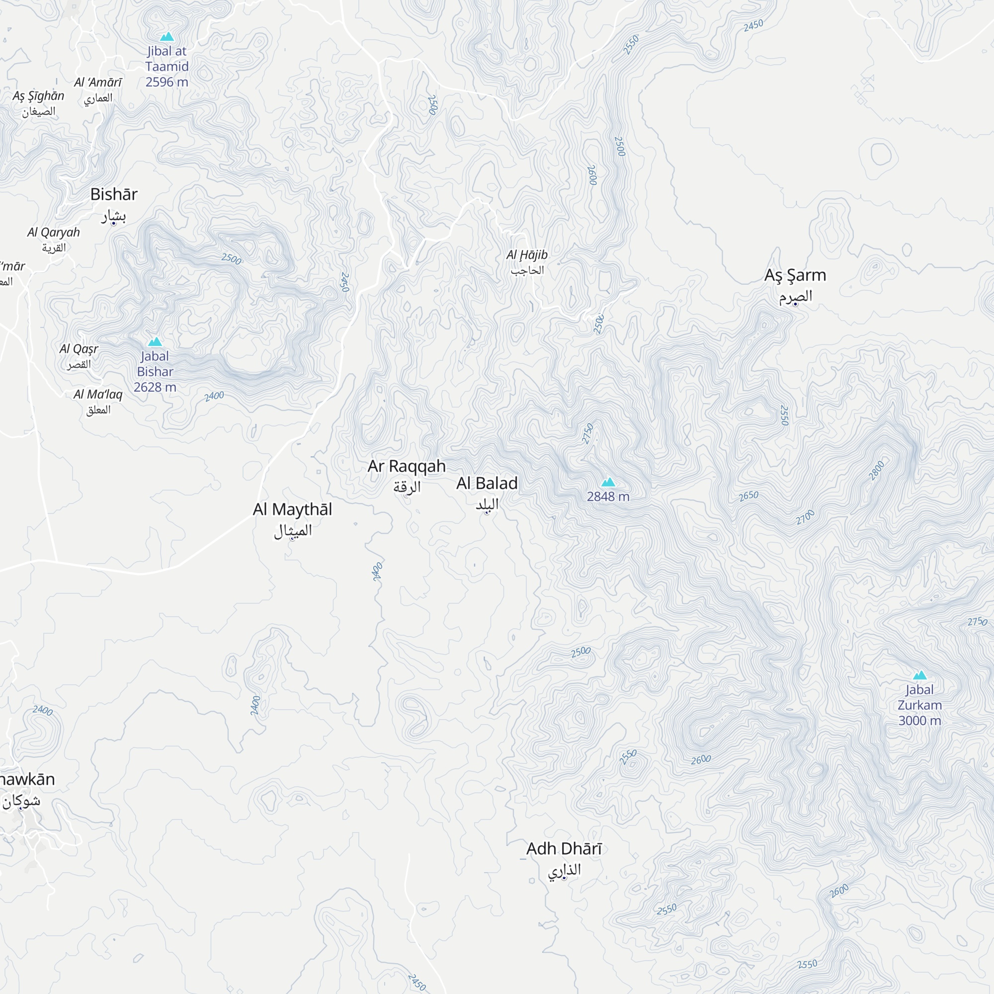 البلد الميثال map