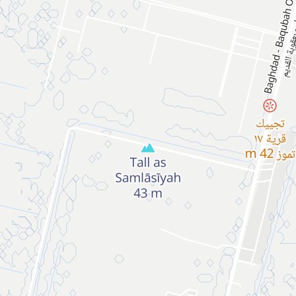 Map of Tall as Samlāsīyah