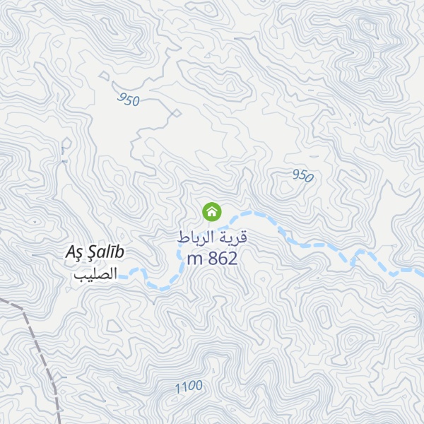 Map of قرية الرباط