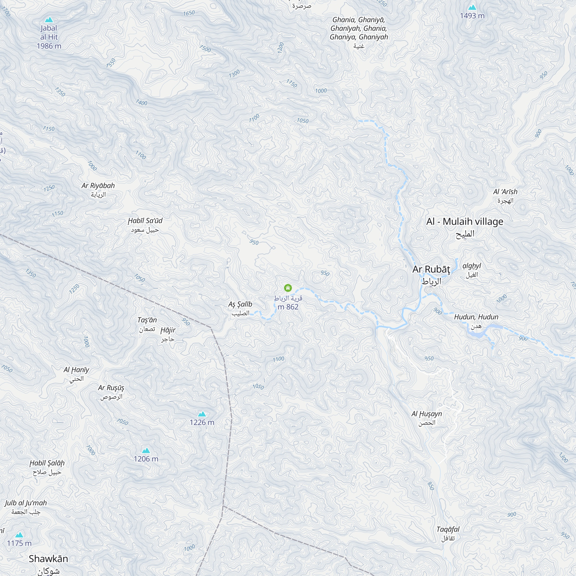 قرية الرباط map