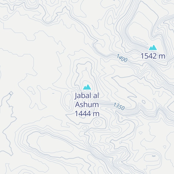 Map of Jabal al Ashum