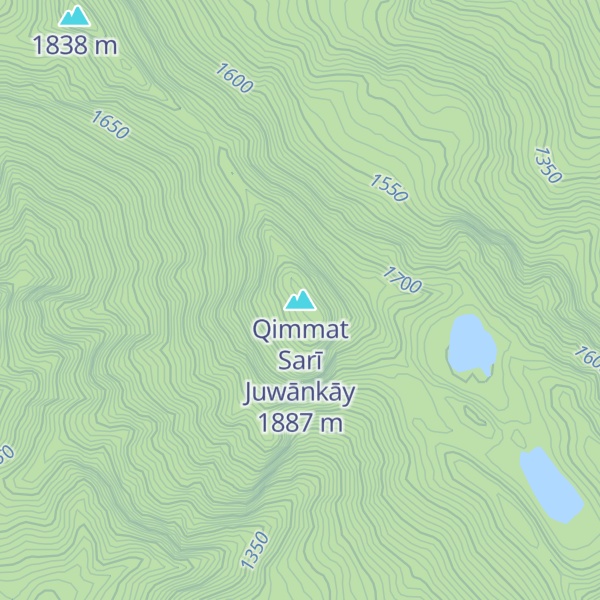 Map of Qimmat Sarī Juwānkāy