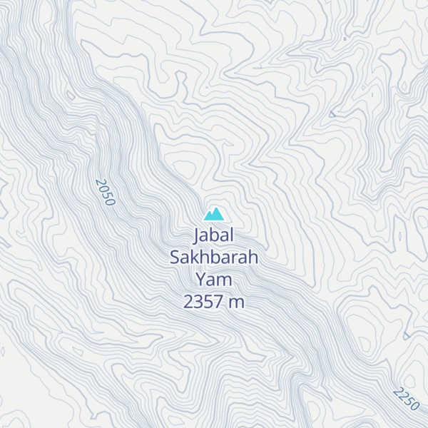 Map of Jabal Sakhbarah Yam