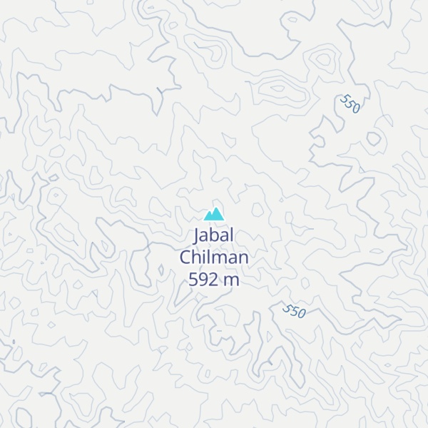 Map of Jabal Chilman