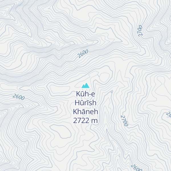 Map of Kūh-e Hūrīsh Khāneh