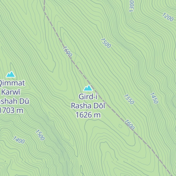 Map of Gird-i Rasha Dōl