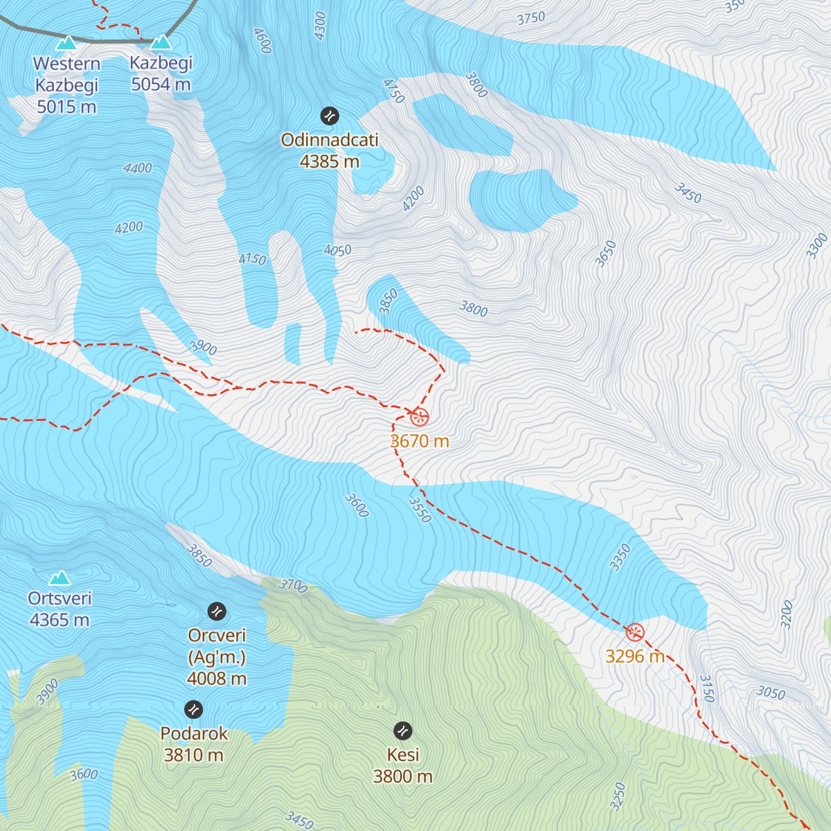 Bethlemi Hut 3650 map