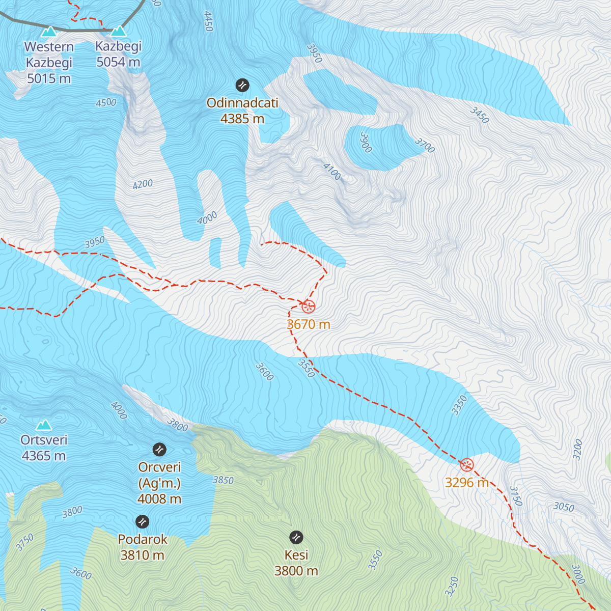 Bethlemi Hut 3650 map