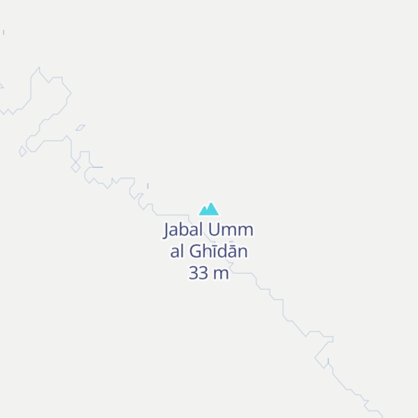 Map of Jabal Umm al Ghīdān