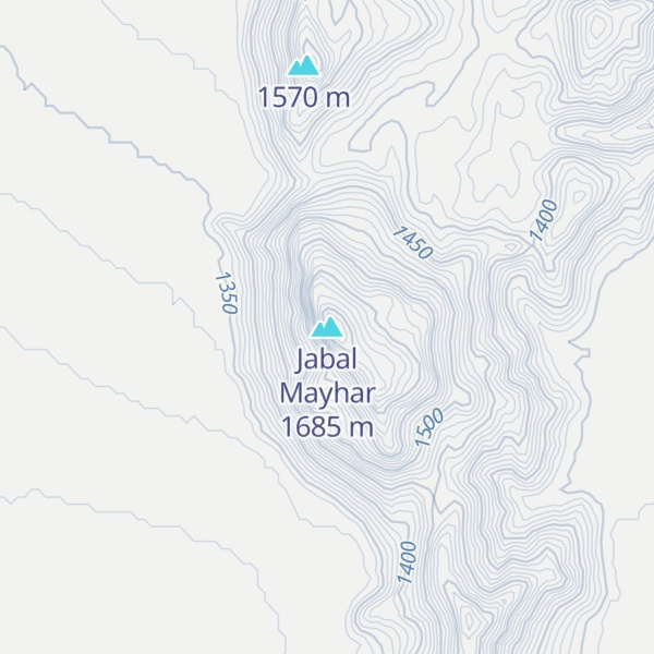 Map of Jabal Mayhar