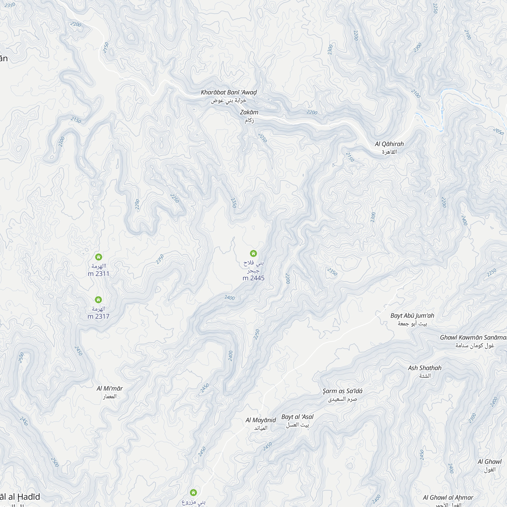 بني فلاح جبحر map