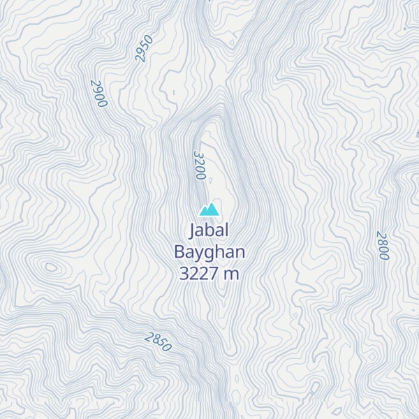 Map of Jabal Bayghan