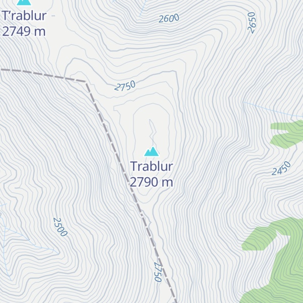 Map of Trablur