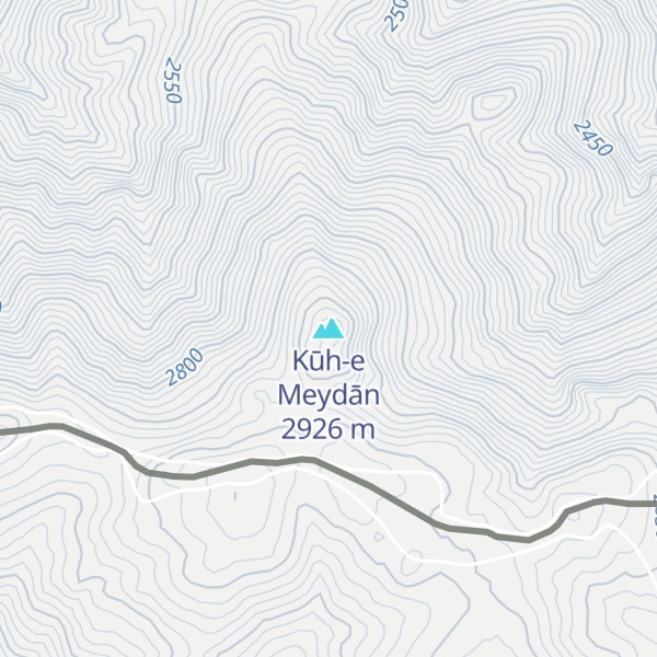 Map of Kūh-e Meydān