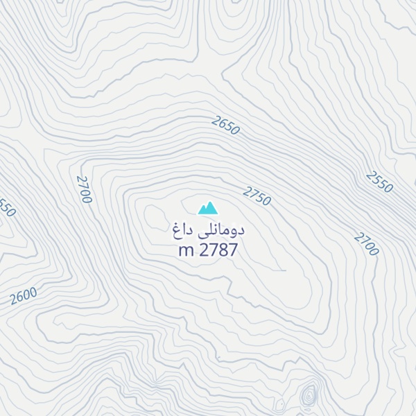 Map of دومانلی داغ
