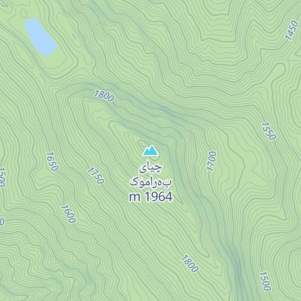 Map of چیای بەراموک