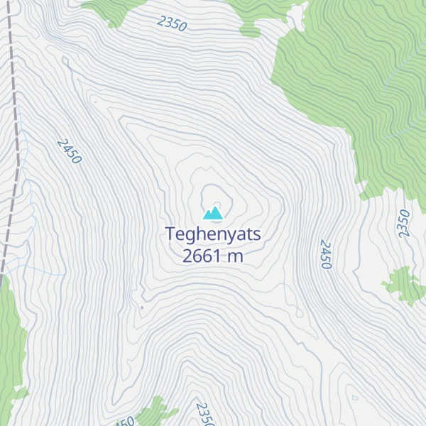 Map of Teghenyats