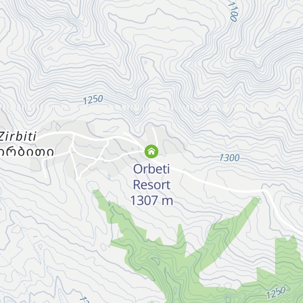 Map of Orbeti  Resort
