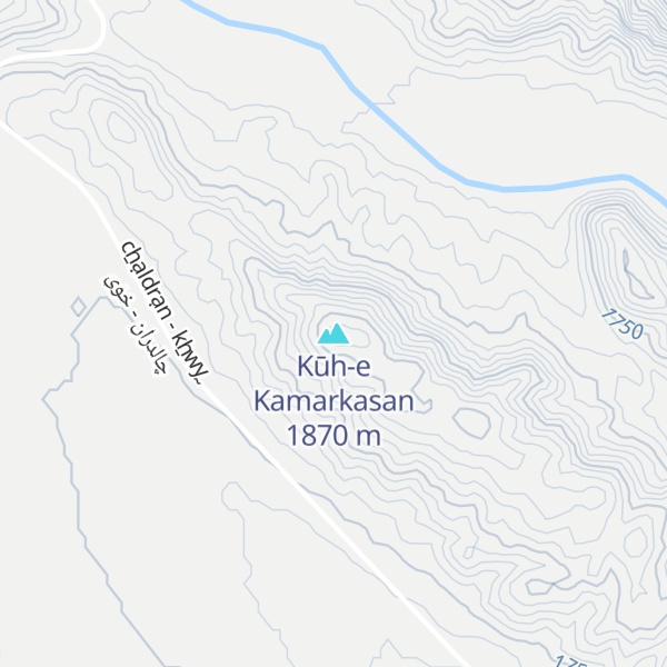 Map of Kūh-e Kamarkasan