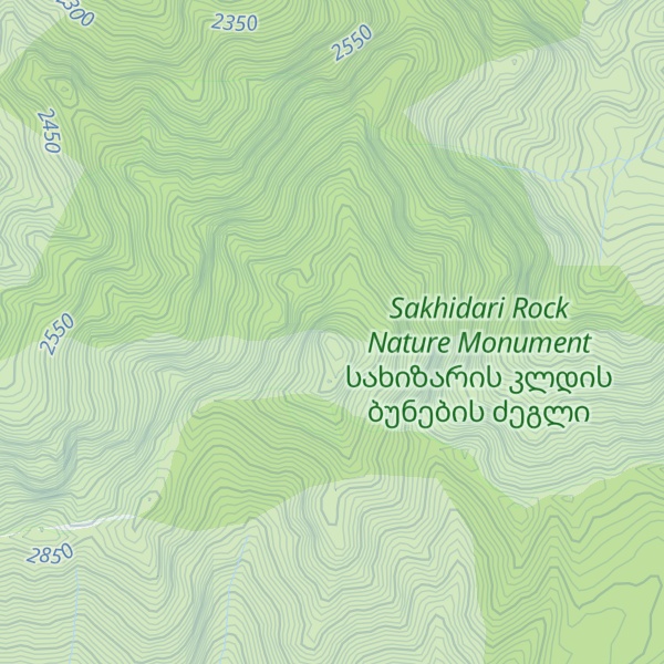 Map of Kabardzhini