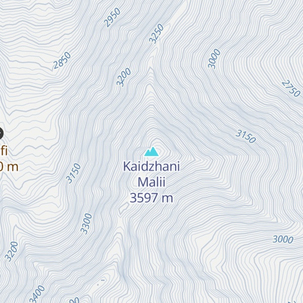 Map of Kaidzhani Malii