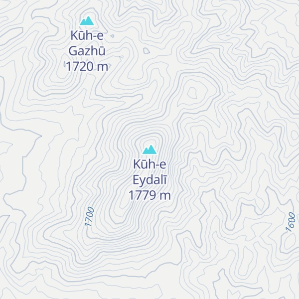 Map of Kūh-e Eydalī