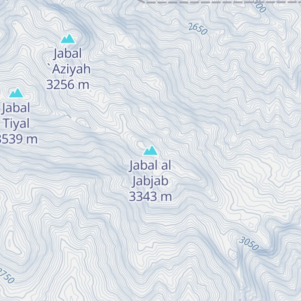 Map of Jabal al Jabjab