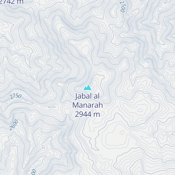 Map of Jabal al Manarah