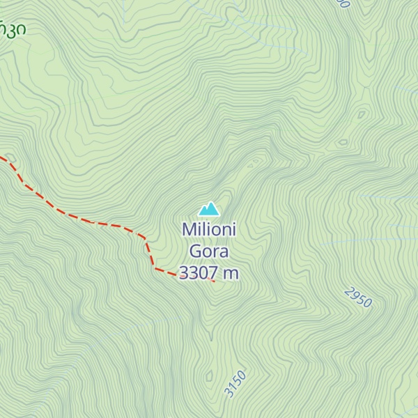 Map of Milioni Gora