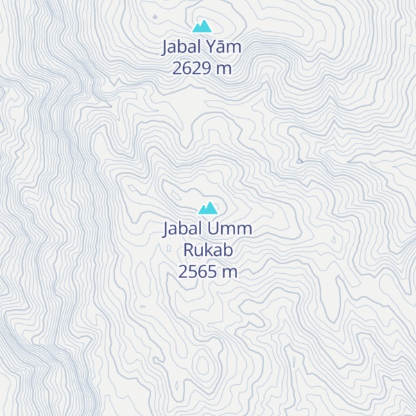 Map of Jabal Umm Rukab