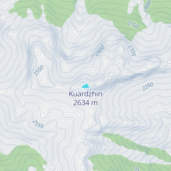Map of Kuardzhin