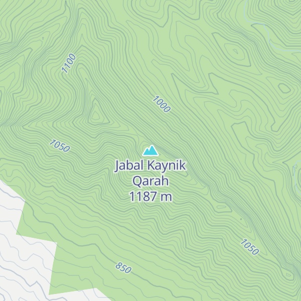 Map of Jabal Kaynik Qarah