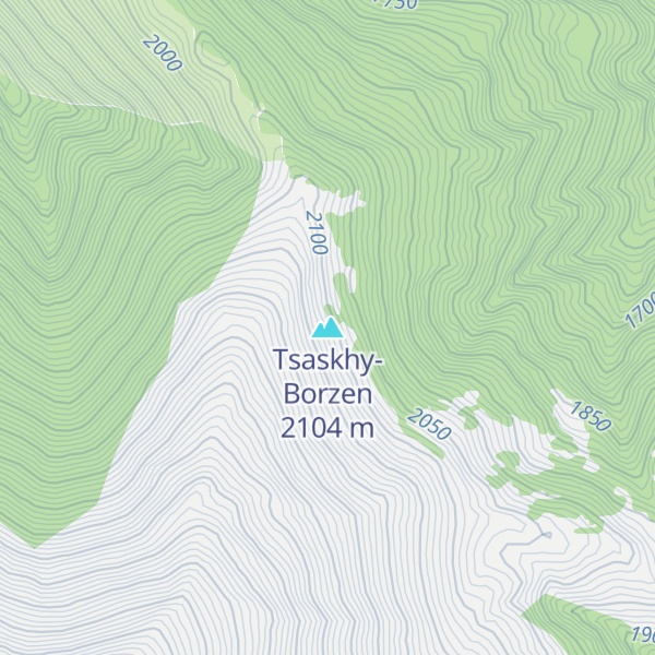 Map of Tsaskhy-Borzen