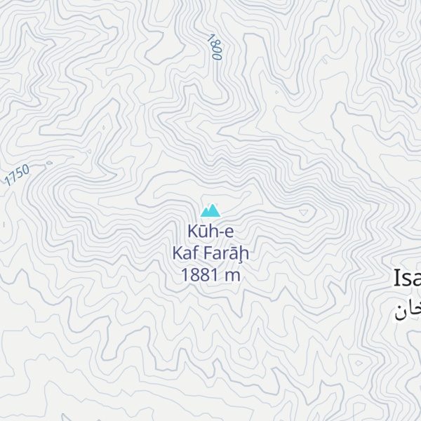 Map of Kūh-e Kaf Farāḩ