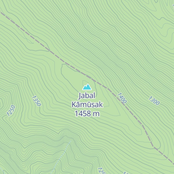 Map of Jabal Kāmūsak