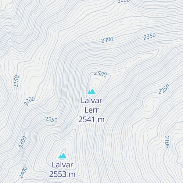Map of Lalvar Lerr
