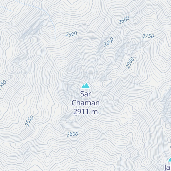Map of Sar Chaman