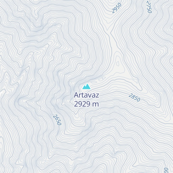 Map of Artavaz